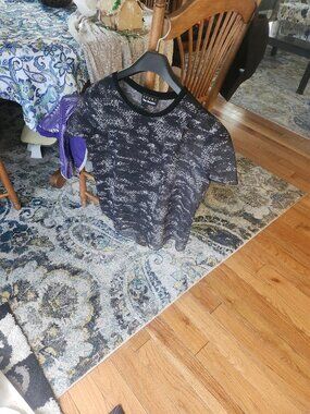 Black and White Print Top